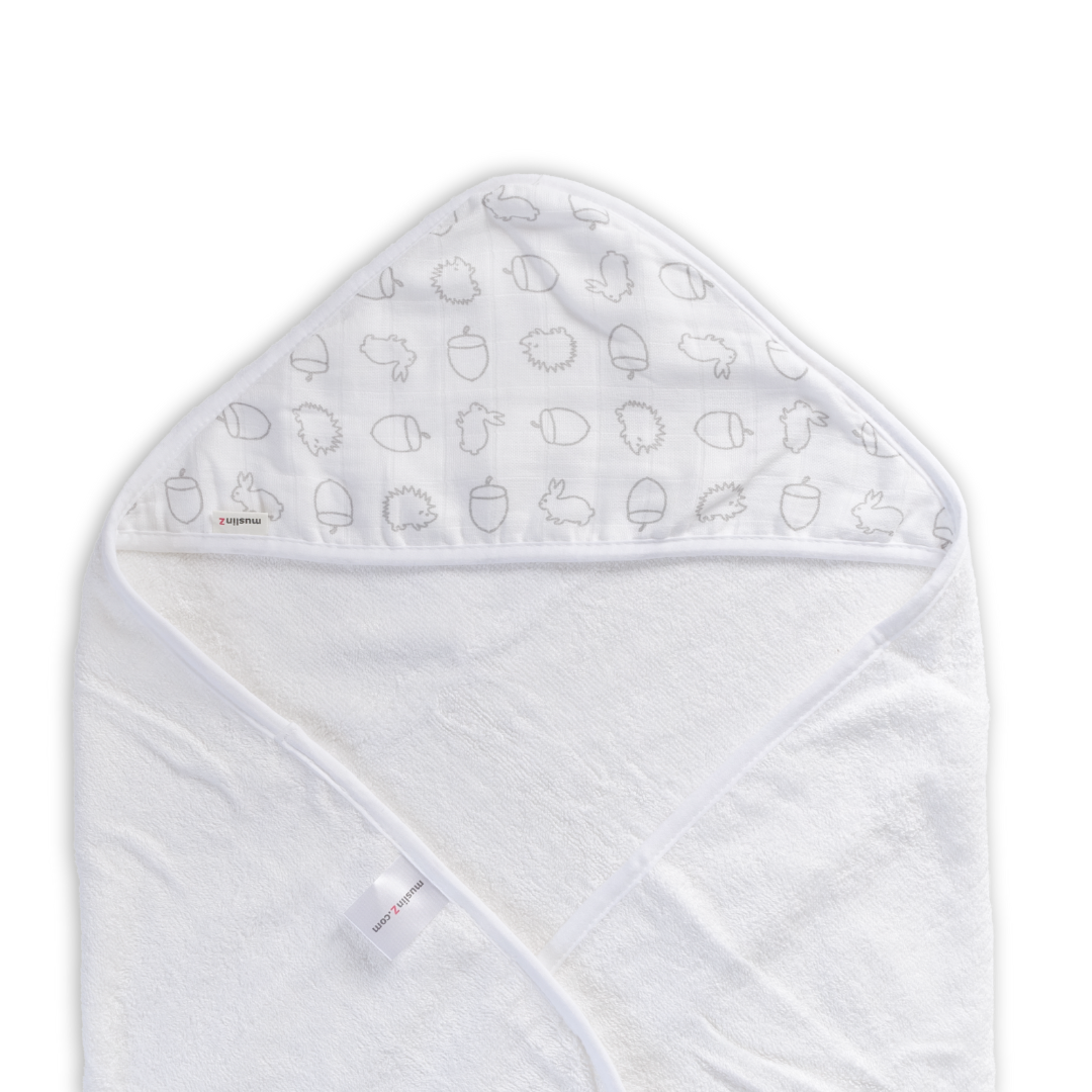 Cotton Muslin Hooded Towel