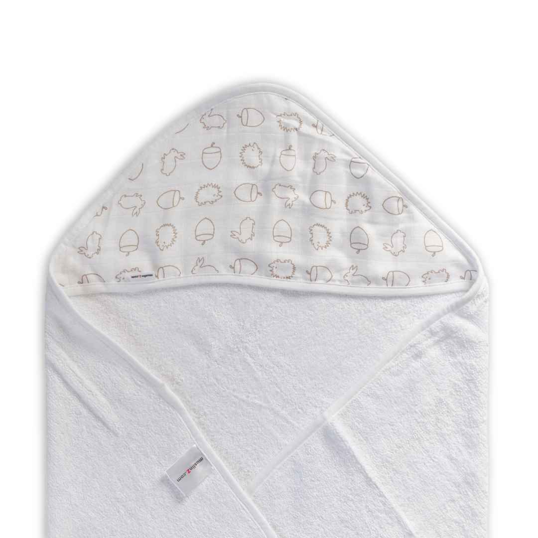 Cotton Muslin Hooded Towel