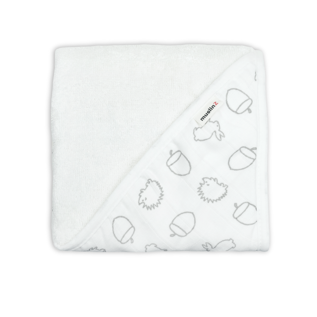 Cotton Muslin Hooded Towel