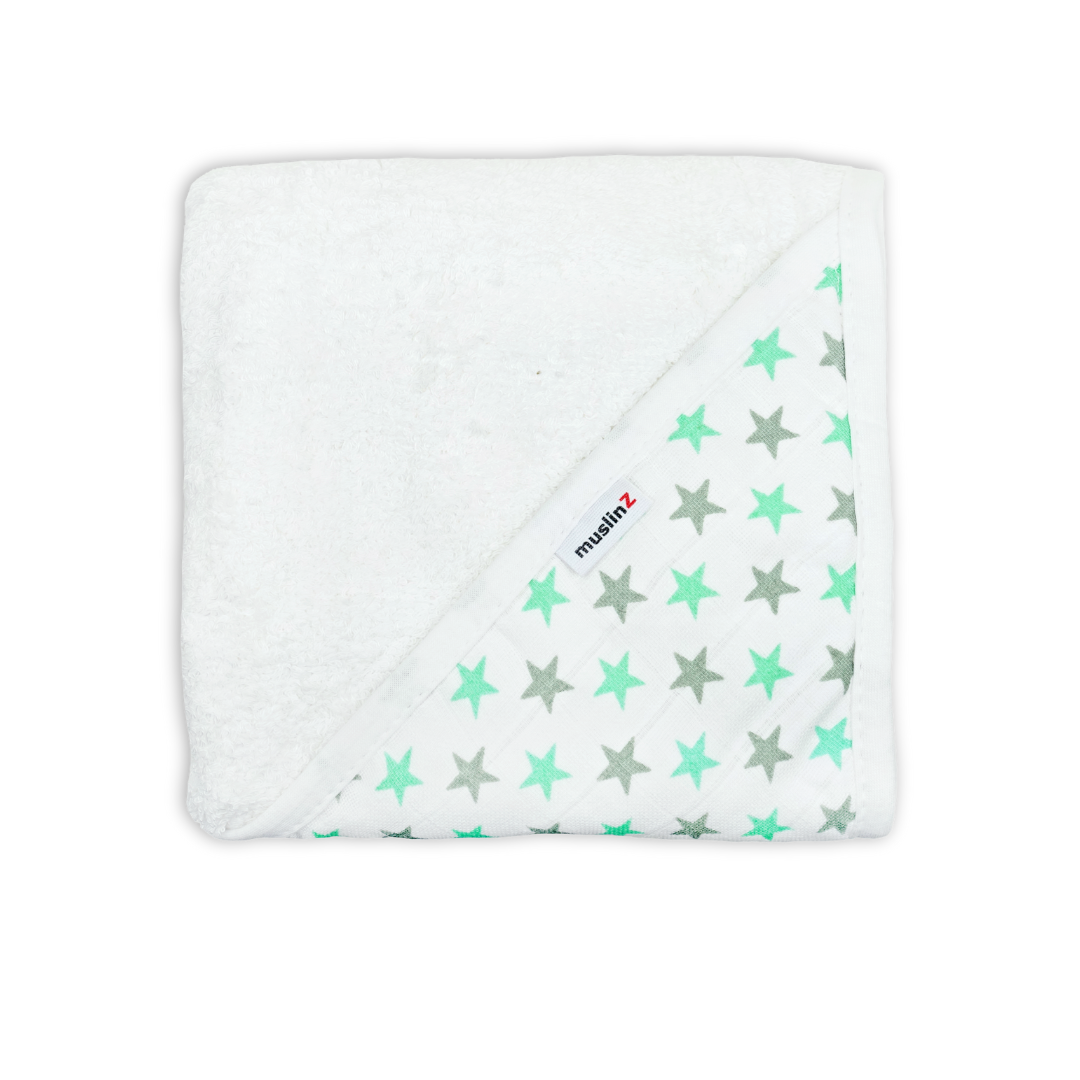 Cotton Muslin Hooded Towel