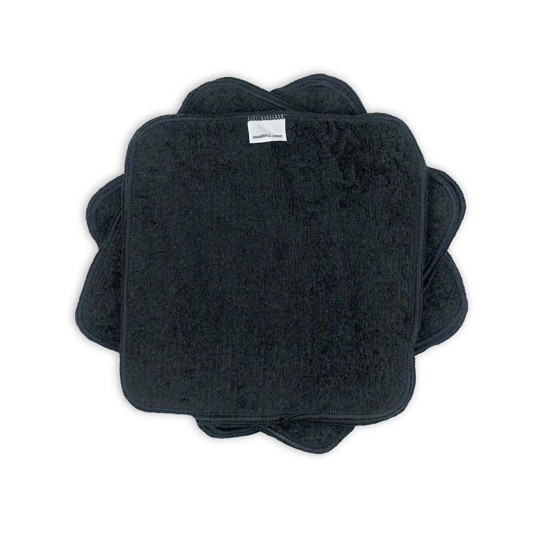 Bamboo Cotton Terry Wipes - 12 Pack