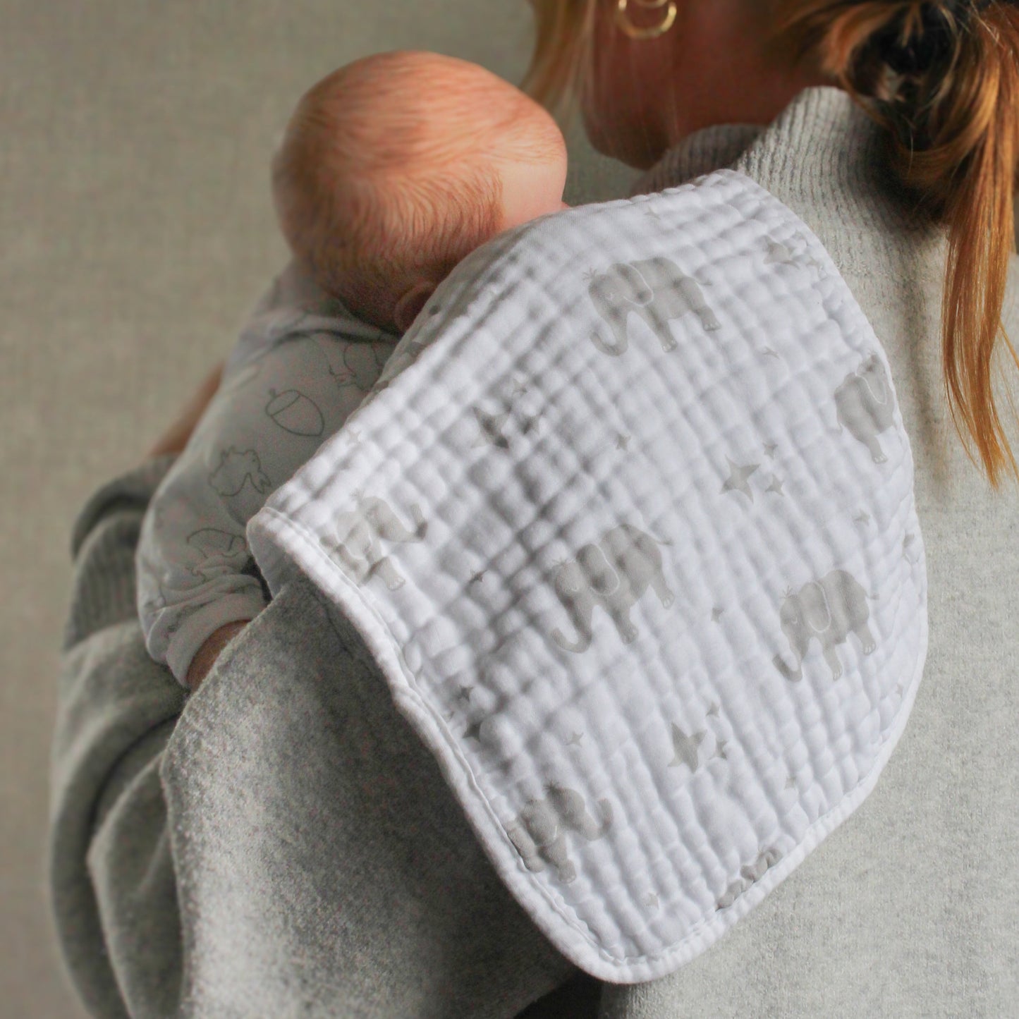Baby on shoulder Lifestyle