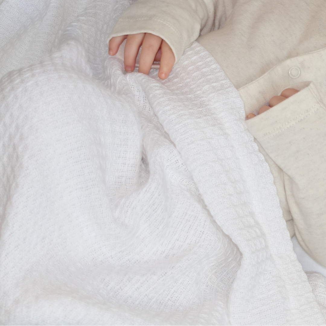 Cotton Waffle Cellular Blanket