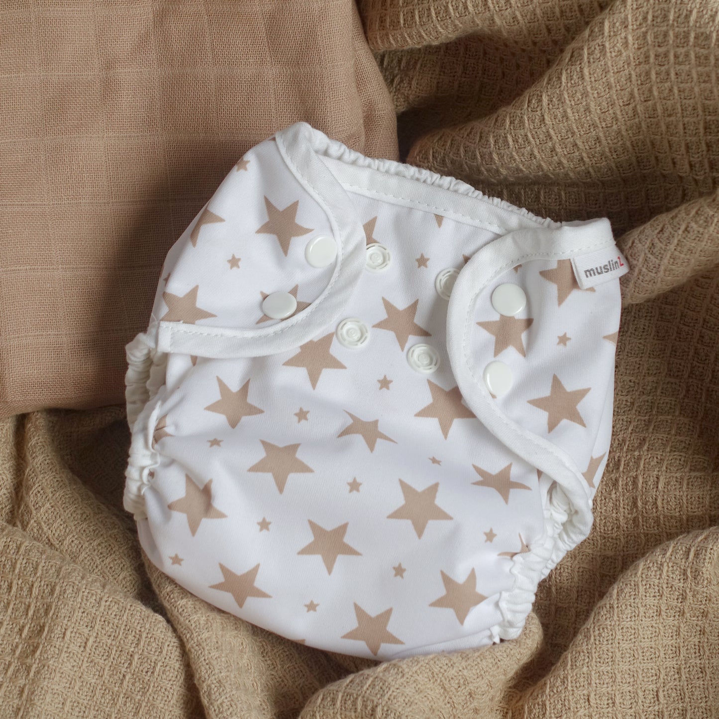 Newborn Full-Time Prefold Reusable Nappy Kit – Size 1