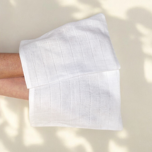 Cotton Muslin Mitts - 4 Pack