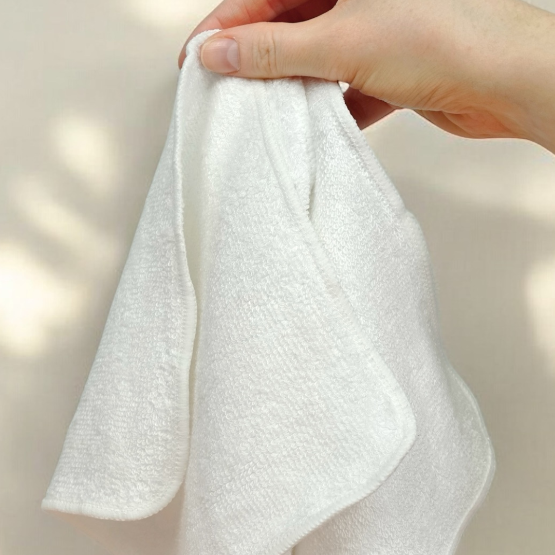 Bamboo Cotton Terry Reusable Wipes - 12 Pack