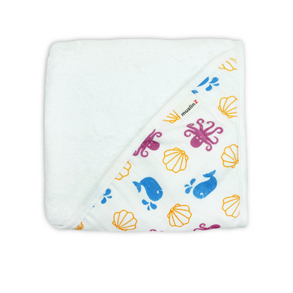 Cotton Muslin Hooded Towel