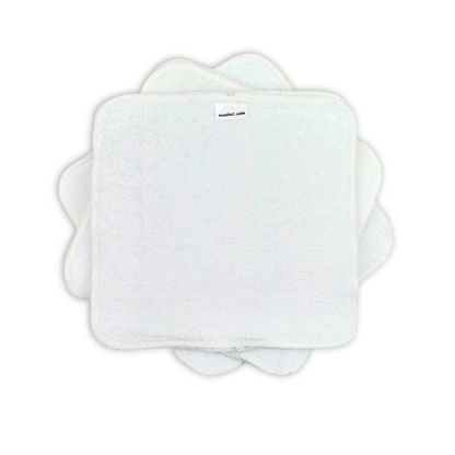 Bamboo Cotton Terry Wipes - 12 Pack