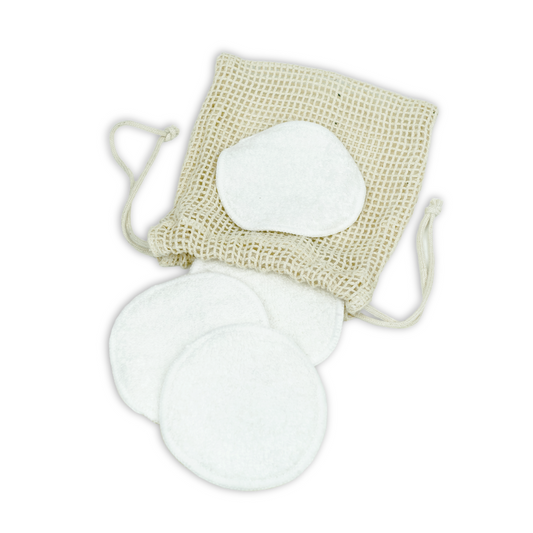 Bamboo Cotton Terry Cleansing Pads - 7 Pack