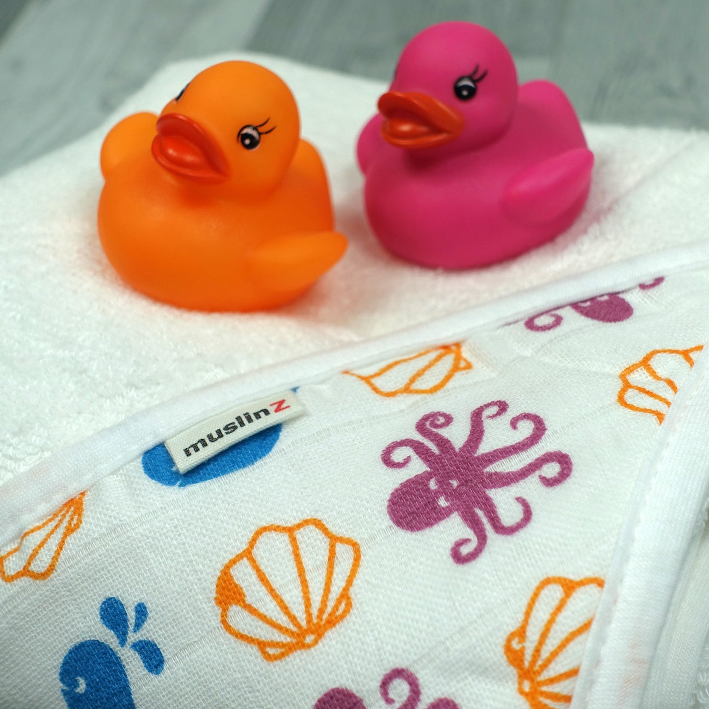 Cotton Muslin Hooded Towel