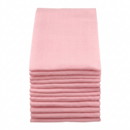 Cotton Muslins - Pink (6 or 12 pack)
