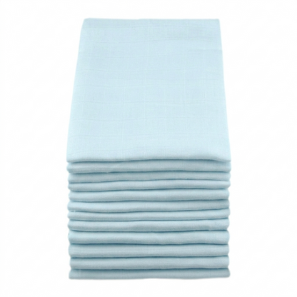 Cotton Muslins - Pale Blue (6 or 12 pack)