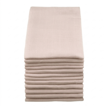 Cotton Muslins - Pale Pink (6 or 12 pack)