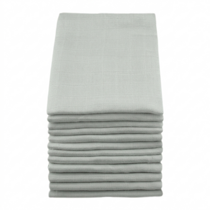 Cotton Muslins - Grey (6 or 12 pack)