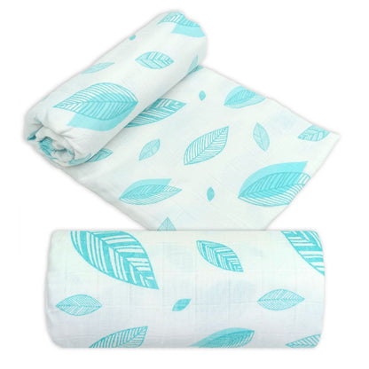 Bamboo Organic Cotton Muslin Swaddle - Patterned