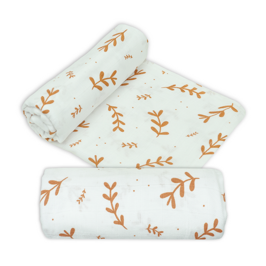 Bamboo Organic Cotton Muslin Swaddle - Patterned
