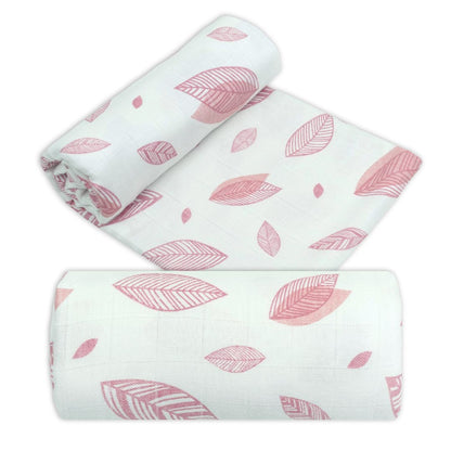 Bamboo Organic Cotton Muslin Swaddle - Patterned