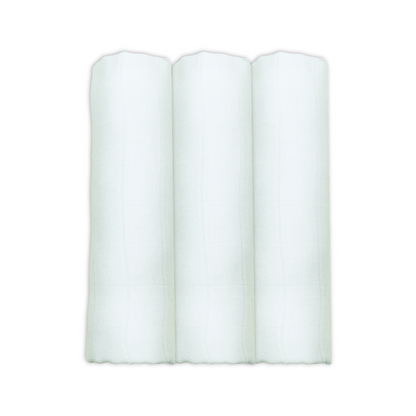 3pk Bamboo Cotton Muslin Cloths 