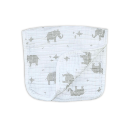 Cotton Muslin Burp Cloths (6, 3 or 1 Pack)