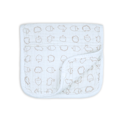 Cotton Muslin Burp Cloths (6, 3 or 1 Pack)