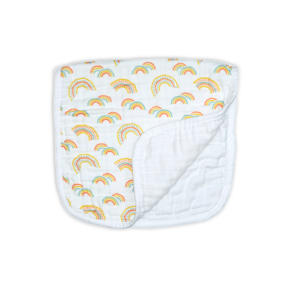 Cotton Muslin Burp Cloths (6, 3 or 1 Pack)
