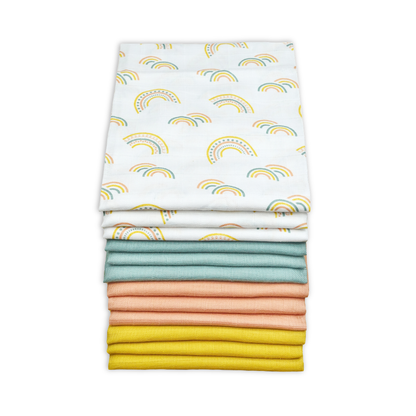Cotton Muslins - Patterned (6 or 12 pack)