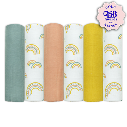 Cotton Muslin Squares - Patterned