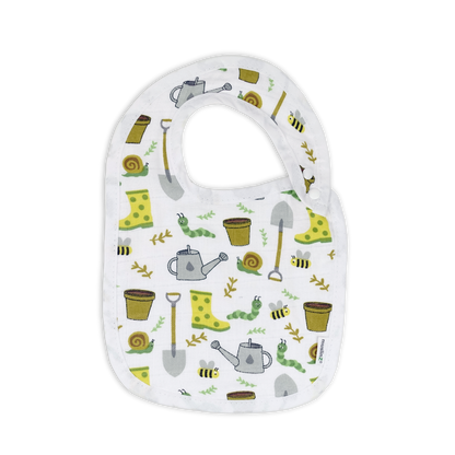 Organic Cotton Muslin Feeding Bib