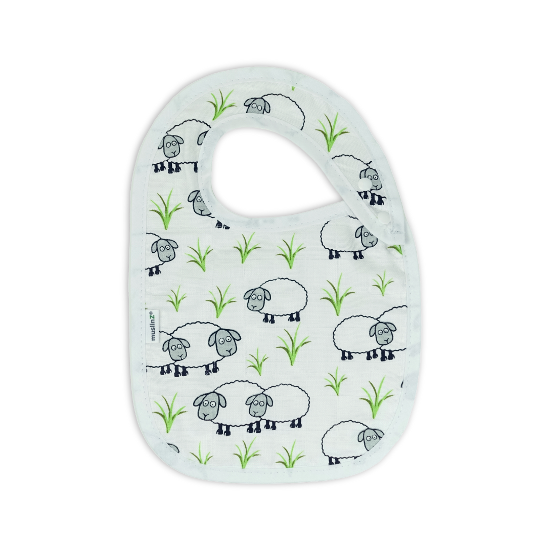 Organic Cotton Muslin Feeding Bib