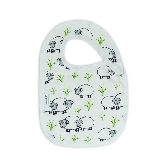Organic Cotton Muslin Feeding Bib