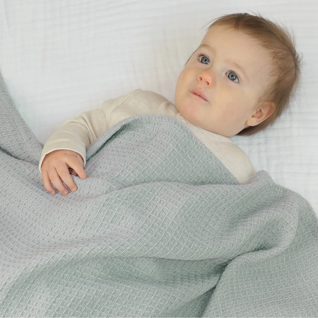 Cotton Waffle Cellular Blanket