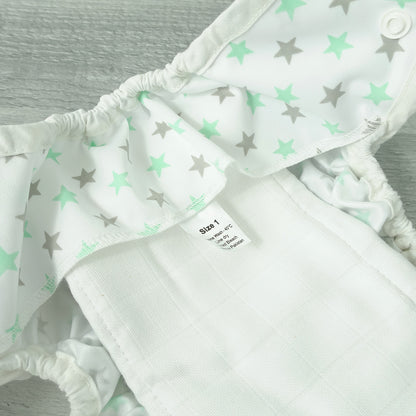 Cotton Muslin Prefolds - 6 Pack