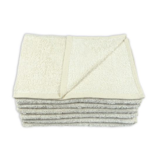 Bamboo Cotton Terry Towels - 6 Pack