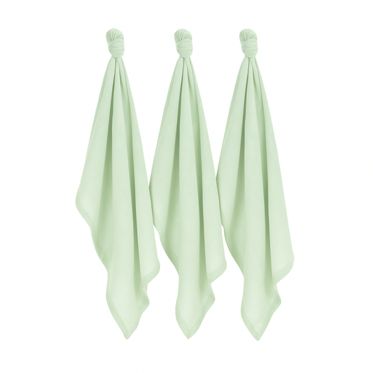Organic Cotton Muslin Squares - Sage