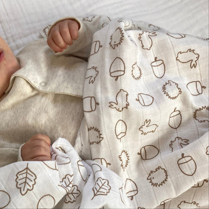 Cotton Muslin Squares - Patterned